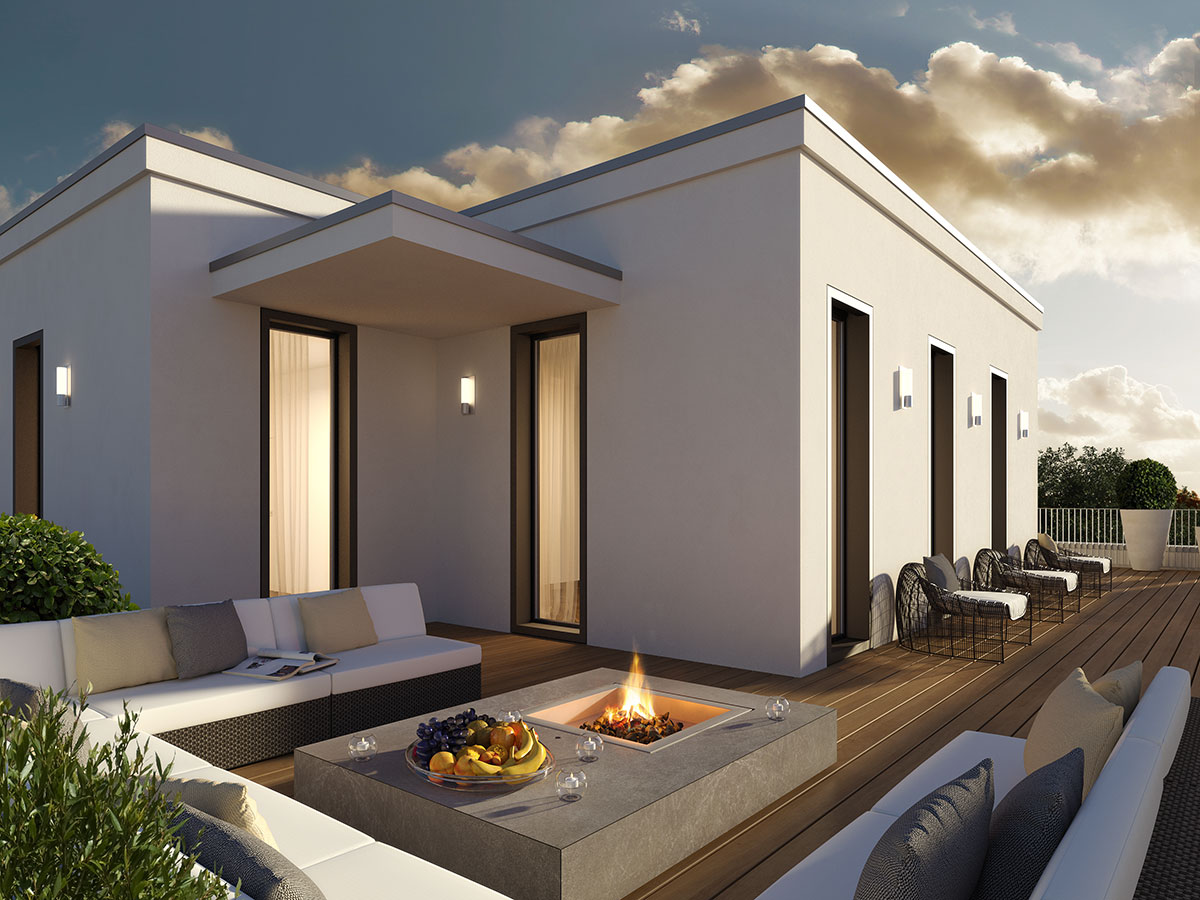 Penthouse mit faszinierendem weitblick leopoldskron gneis moderne deko